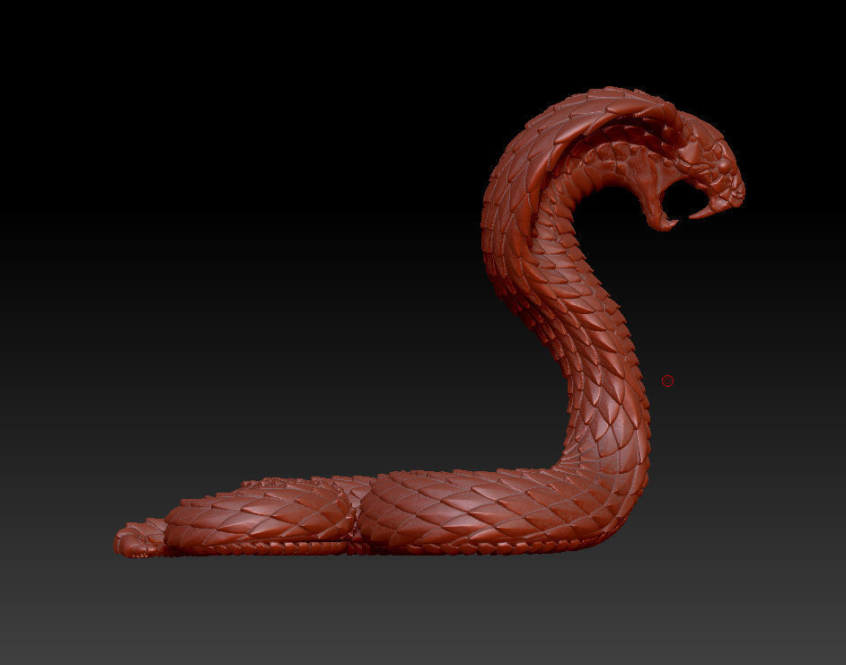 cobra snake 3D print model_7