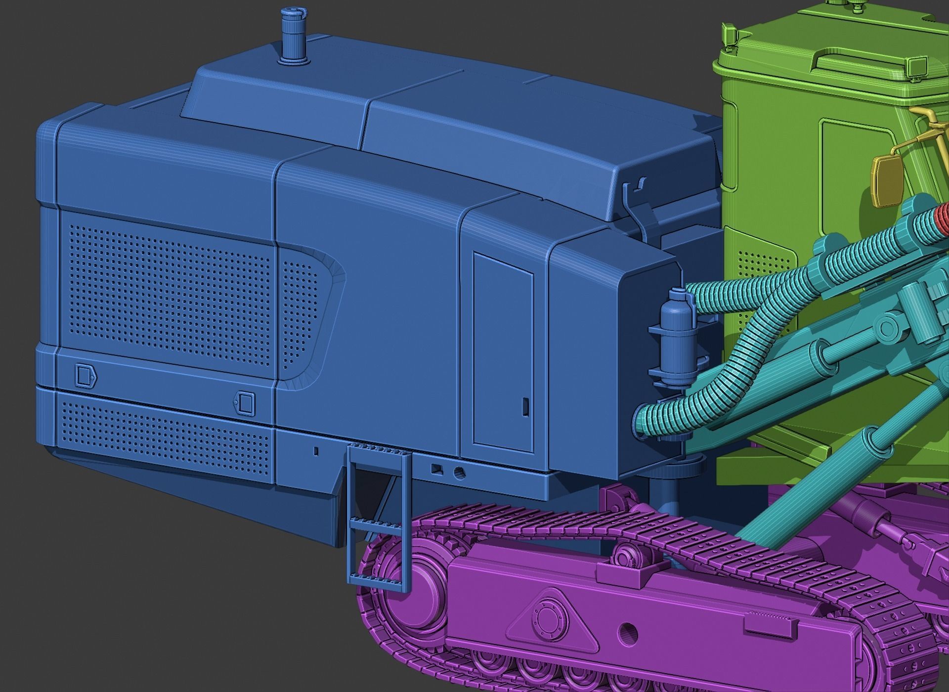 Sandvik DP1500i Toy 3D Print Ready 3D print model_8