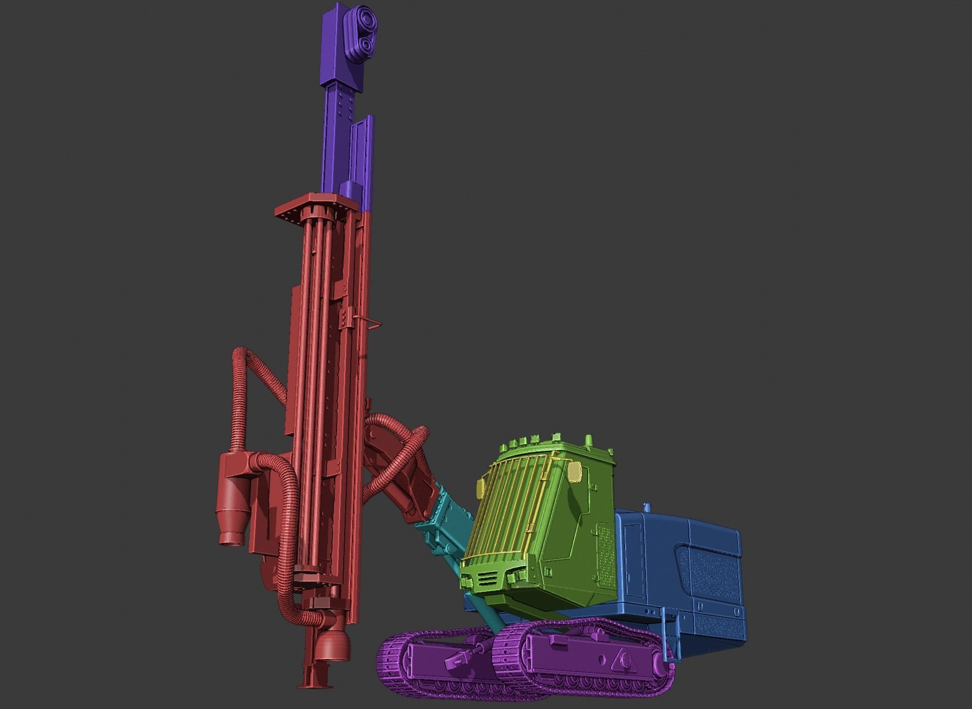 Sandvik DP1500i Toy 3D Print Ready 3D print model_17