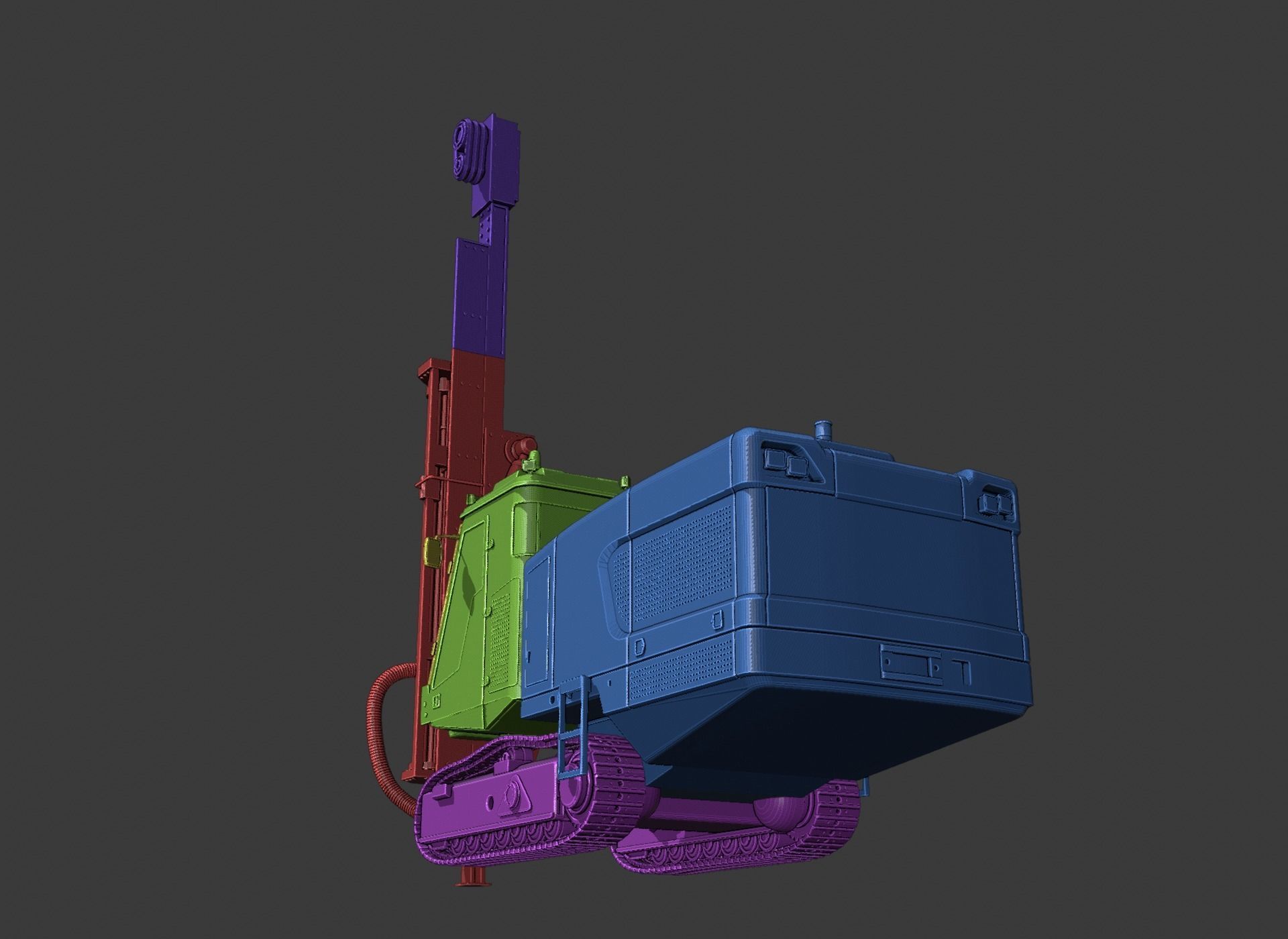 Sandvik DP1500i Toy 3D Print Ready 3D print model_16