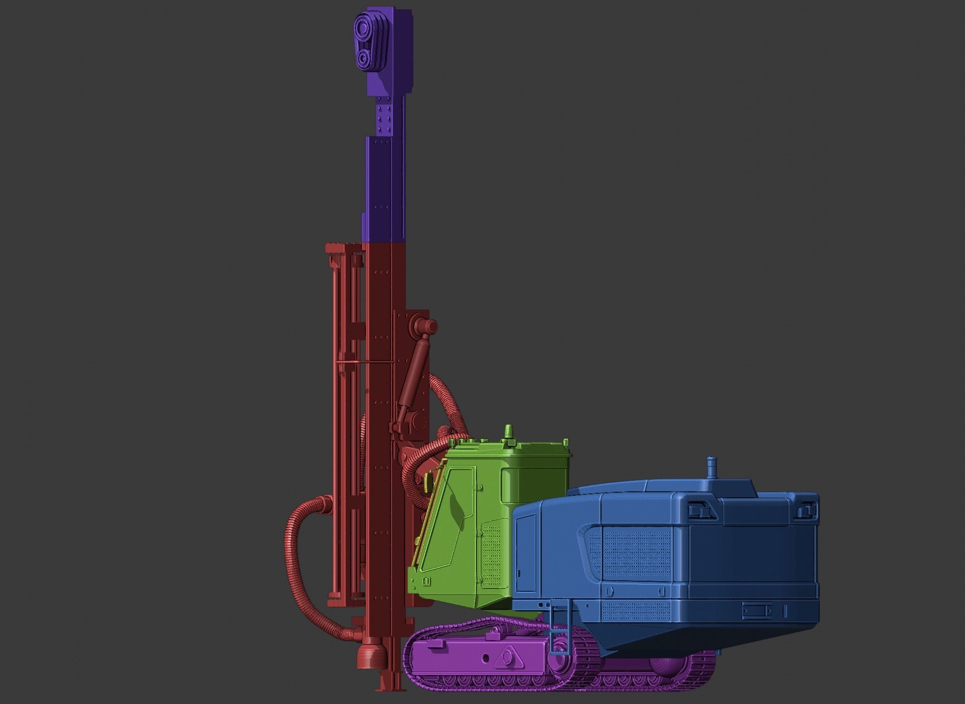 Sandvik DP1500i Toy 3D Print Ready 3D print model_15