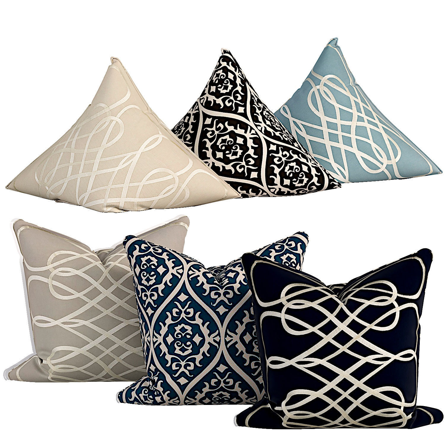 50 Decorative set pillow 450-499 3D model_35