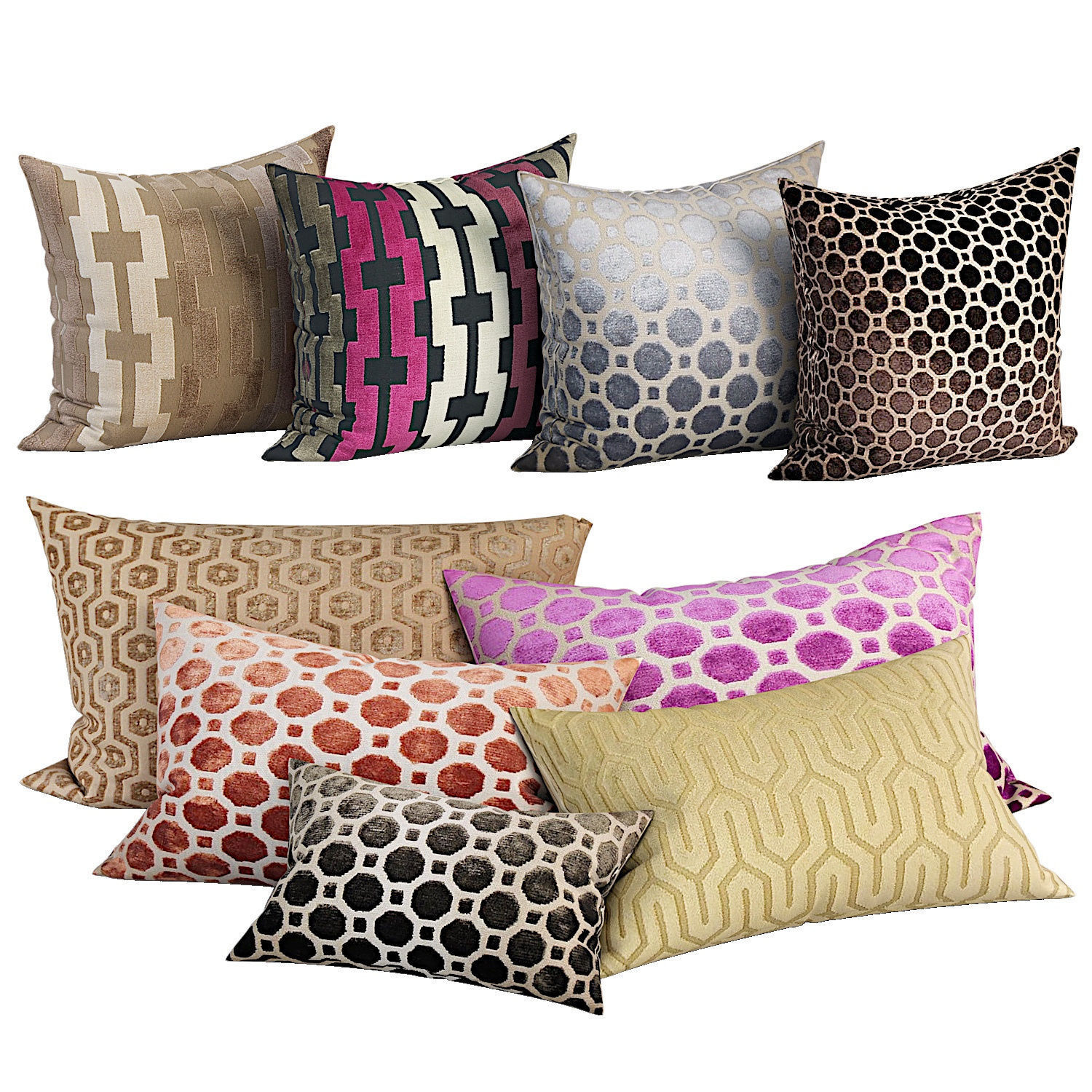50 Decorative set pillow 450-499 3D model_27