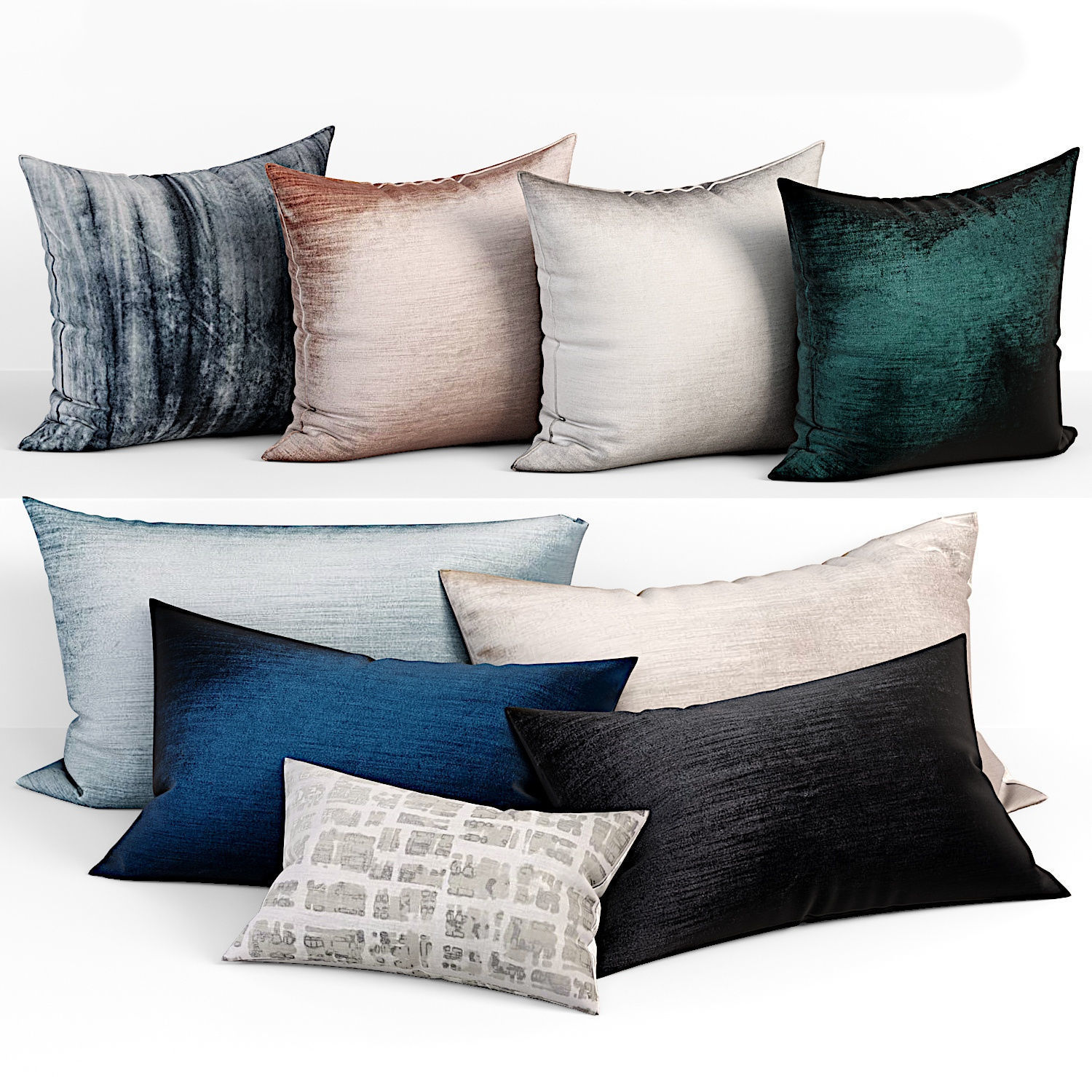 50 Decorative set pillow 450-499 3D model_2