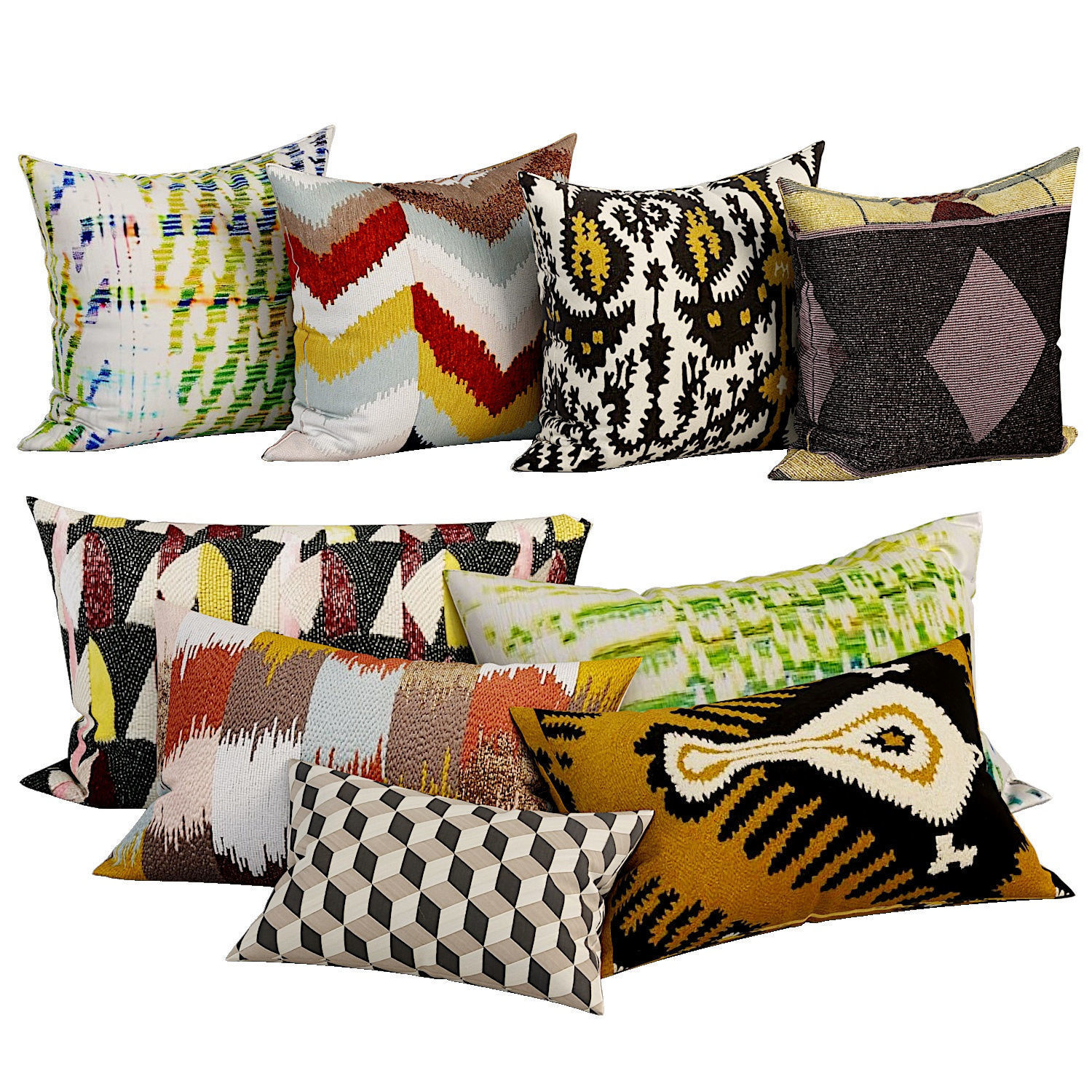 50 Decorative set pillow 450-499 3D model_10