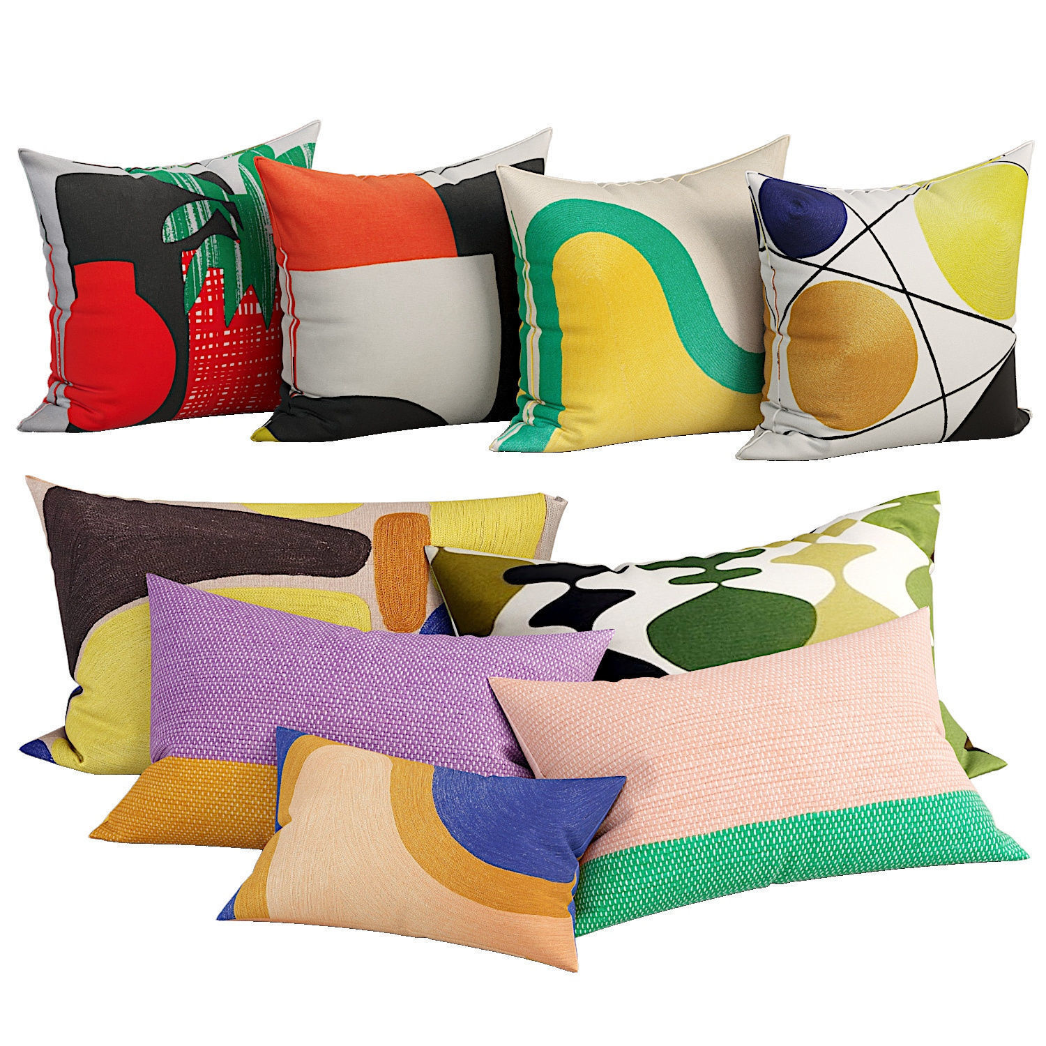 50 Decorative set pillow 450-499 3D model_16