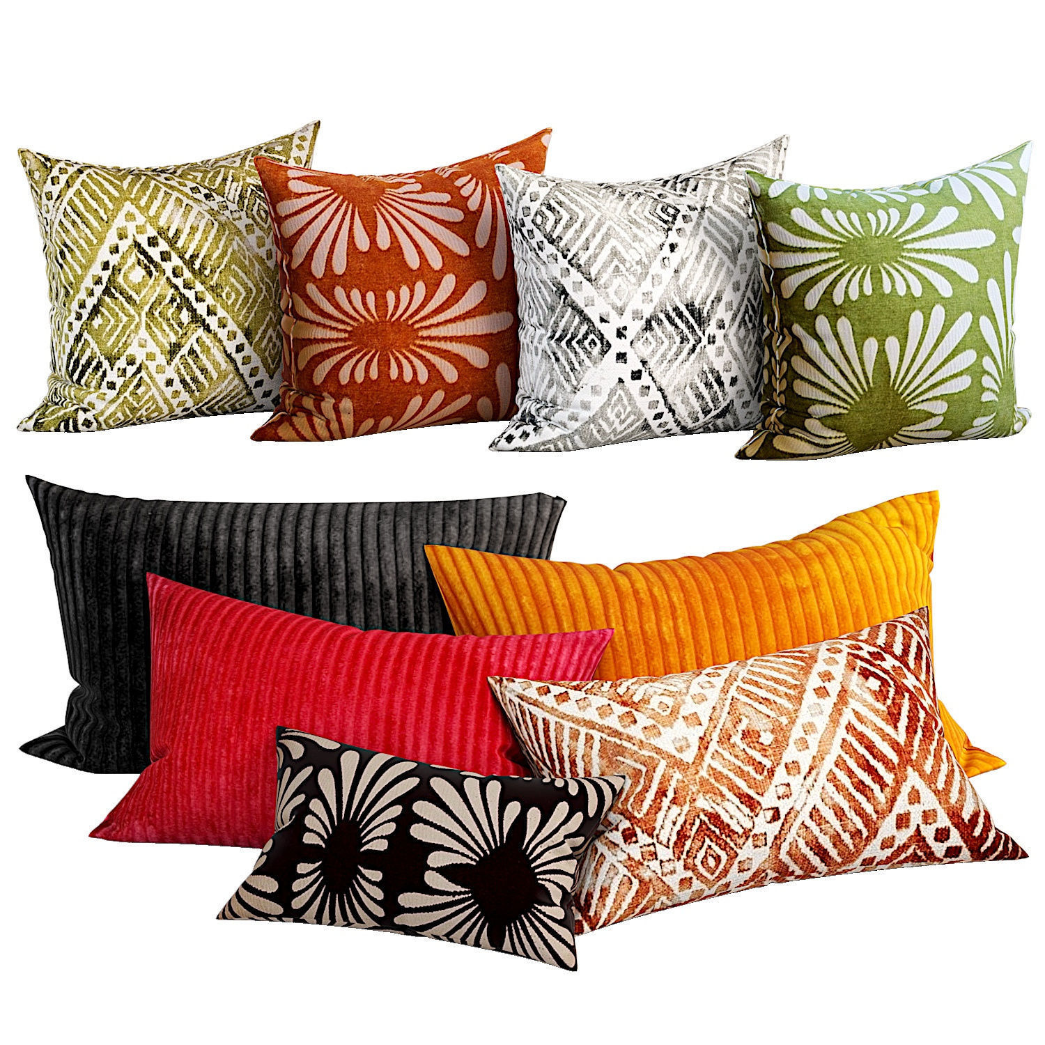 50 Decorative set pillow 450-499 3D model_17