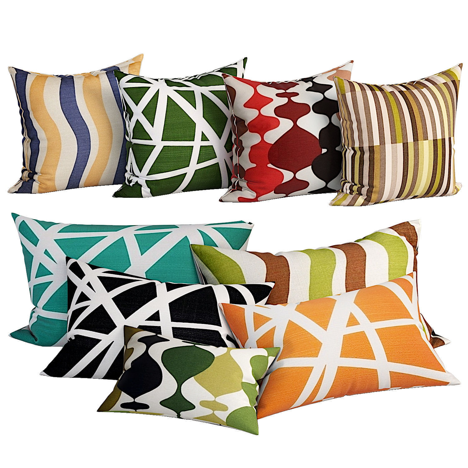 50 Decorative set pillow 450-499 3D model_19
