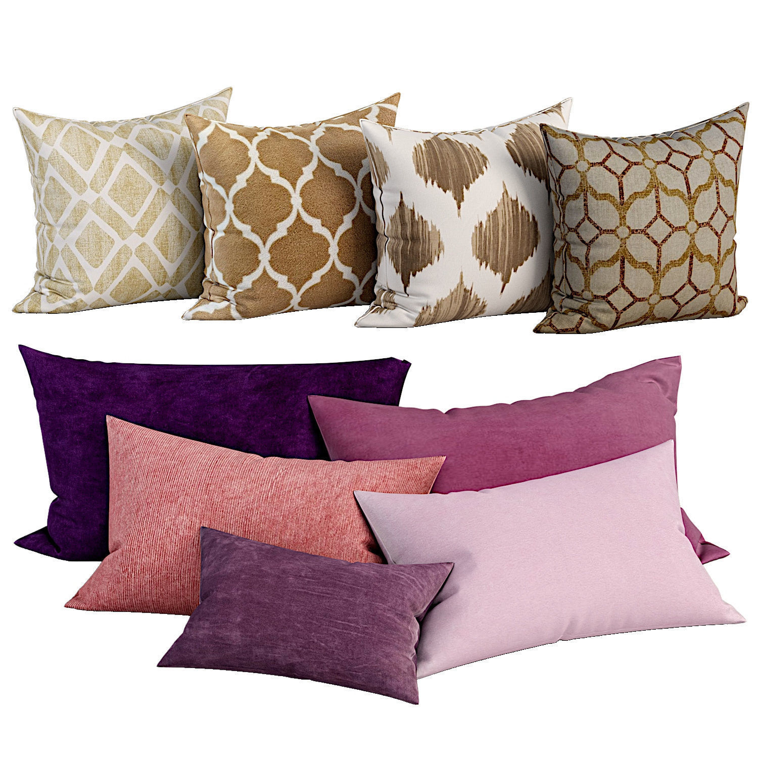50 Decorative set pillow 450-499 3D model_14