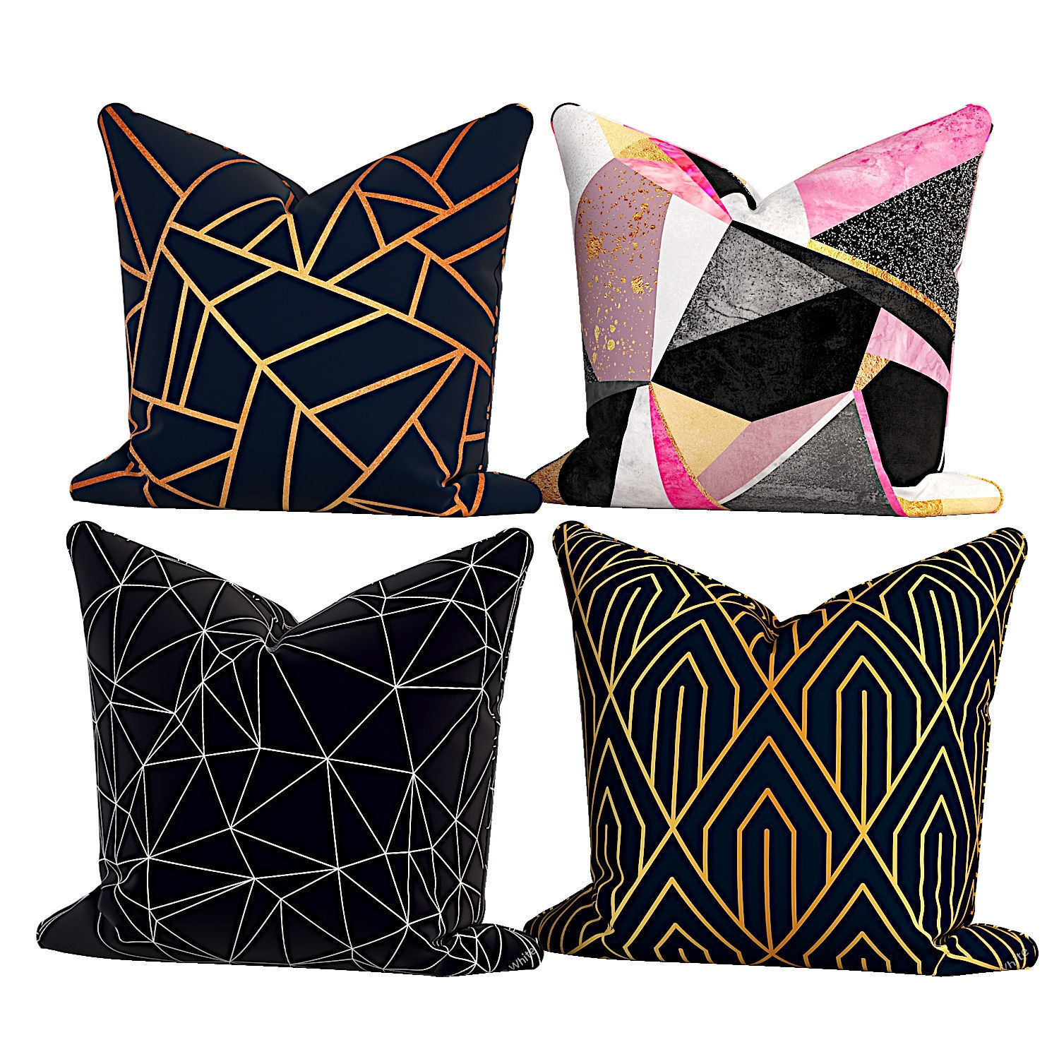 50 Decorative set pillow 450-499 3D model_37