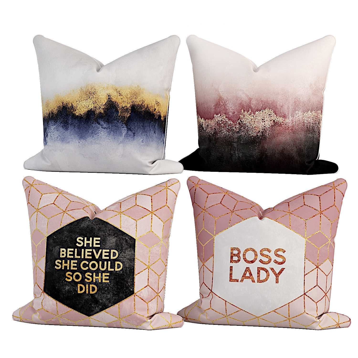 50 Decorative set pillow 450-499 3D model_36