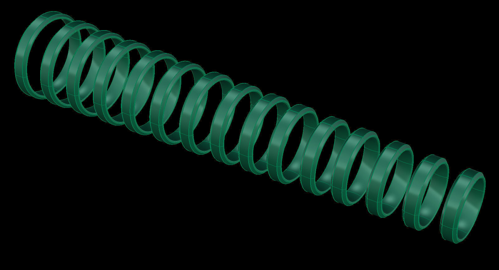 Chamfer Wedding Band 4 mm wide 3D print model_18