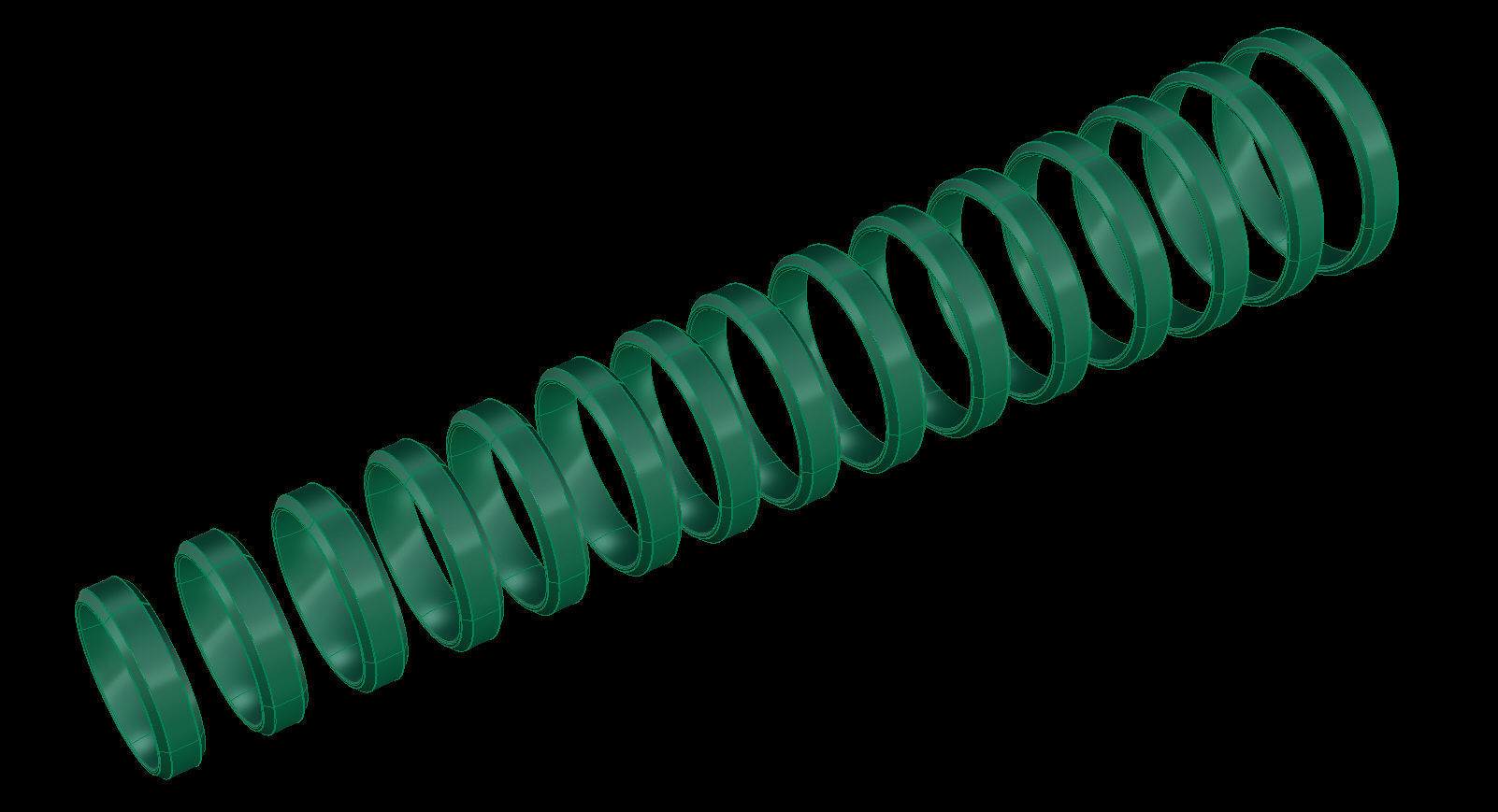 Chamfer Wedding Band 4 mm wide 3D print model_17