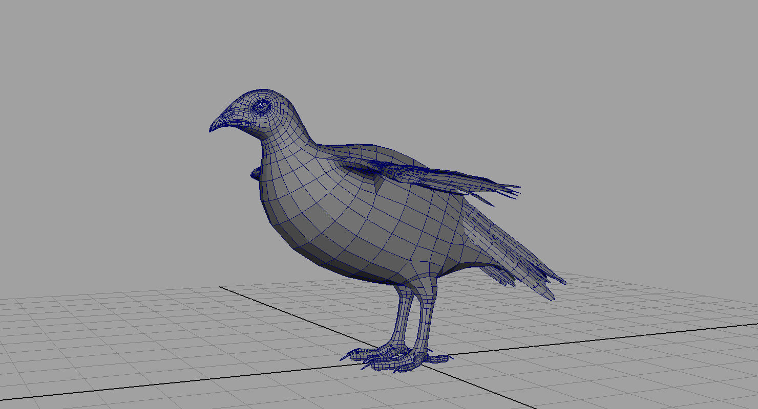 quail bird 3d model 3D model_5