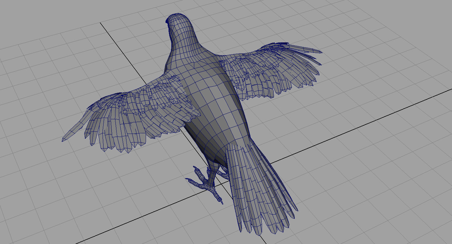 quail bird 3d model 3D model_9