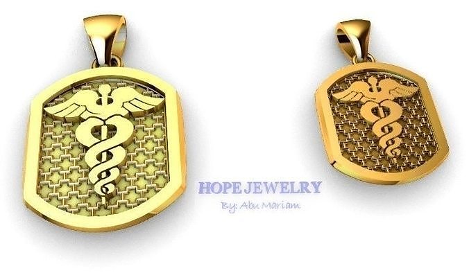 Pharmasist gift pharmacy pendant jewelry medicine  3D print model