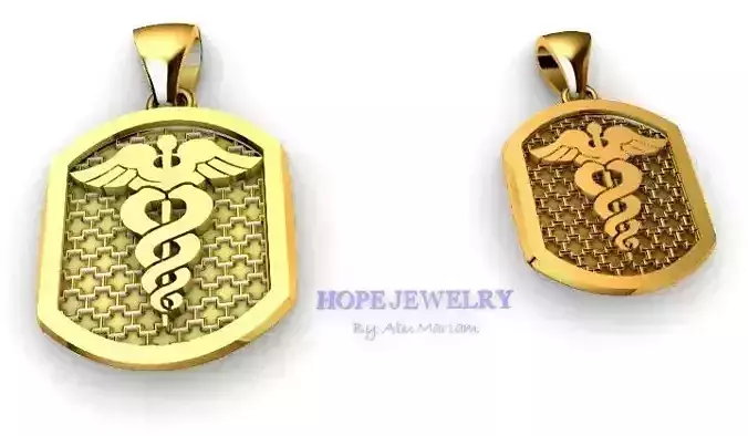Pharmasist gift pharmacy pendant jewelry medicine  3D print model