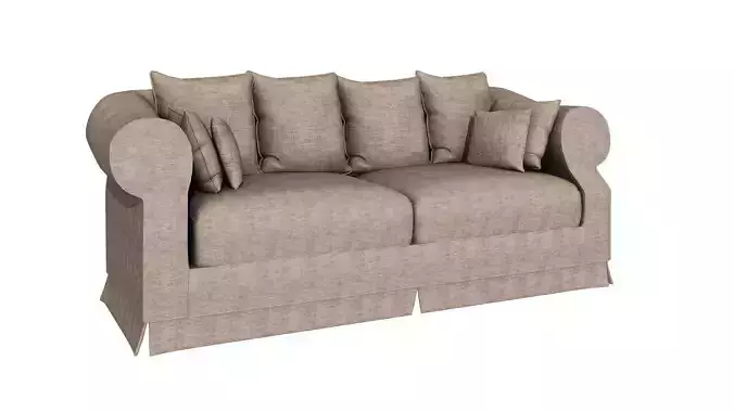 Modern sofa with pillows 240