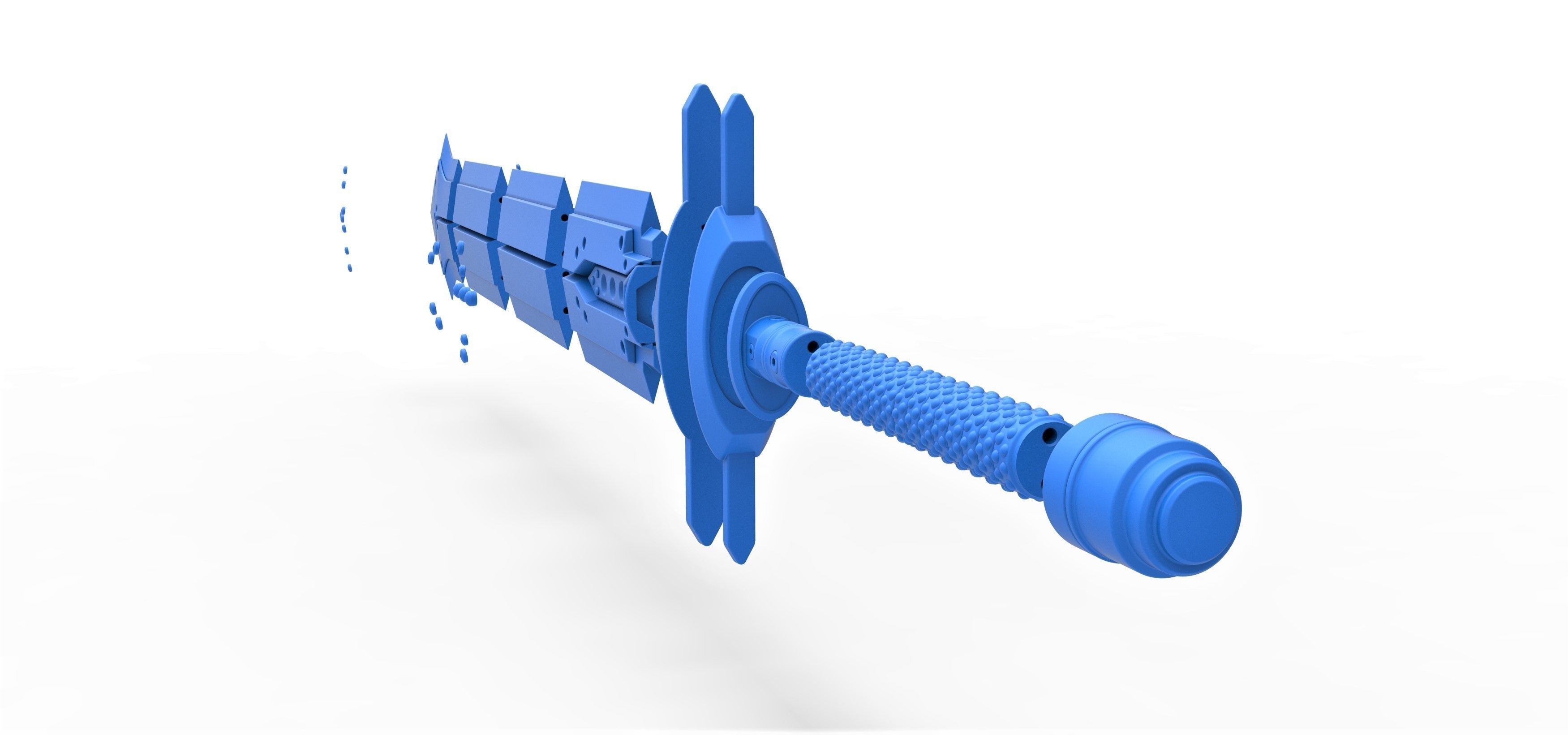 Iron blade from the game Final Fantasy 7 Remake 3D print model_18