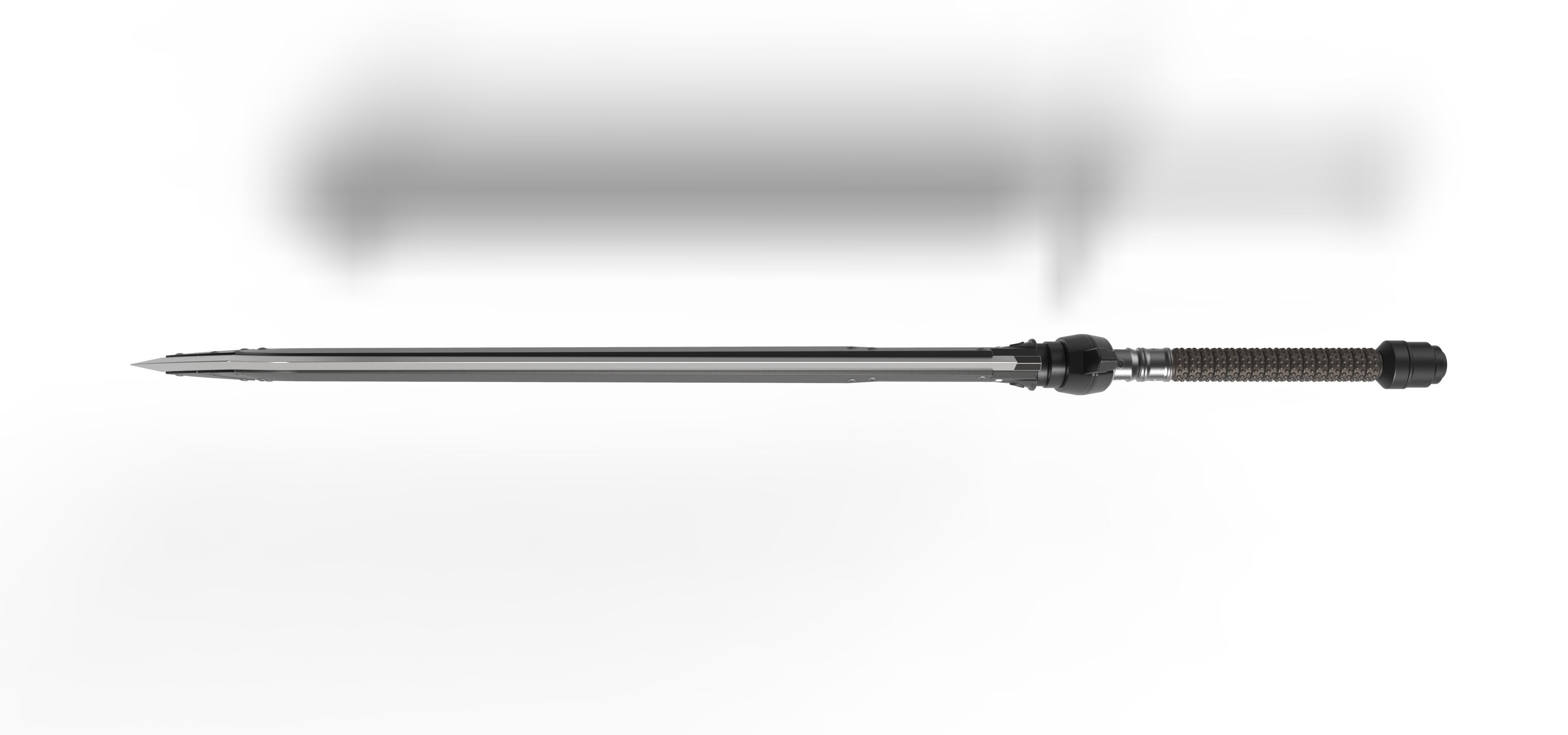 Iron blade from the game Final Fantasy 7 Remake 3D print model_6