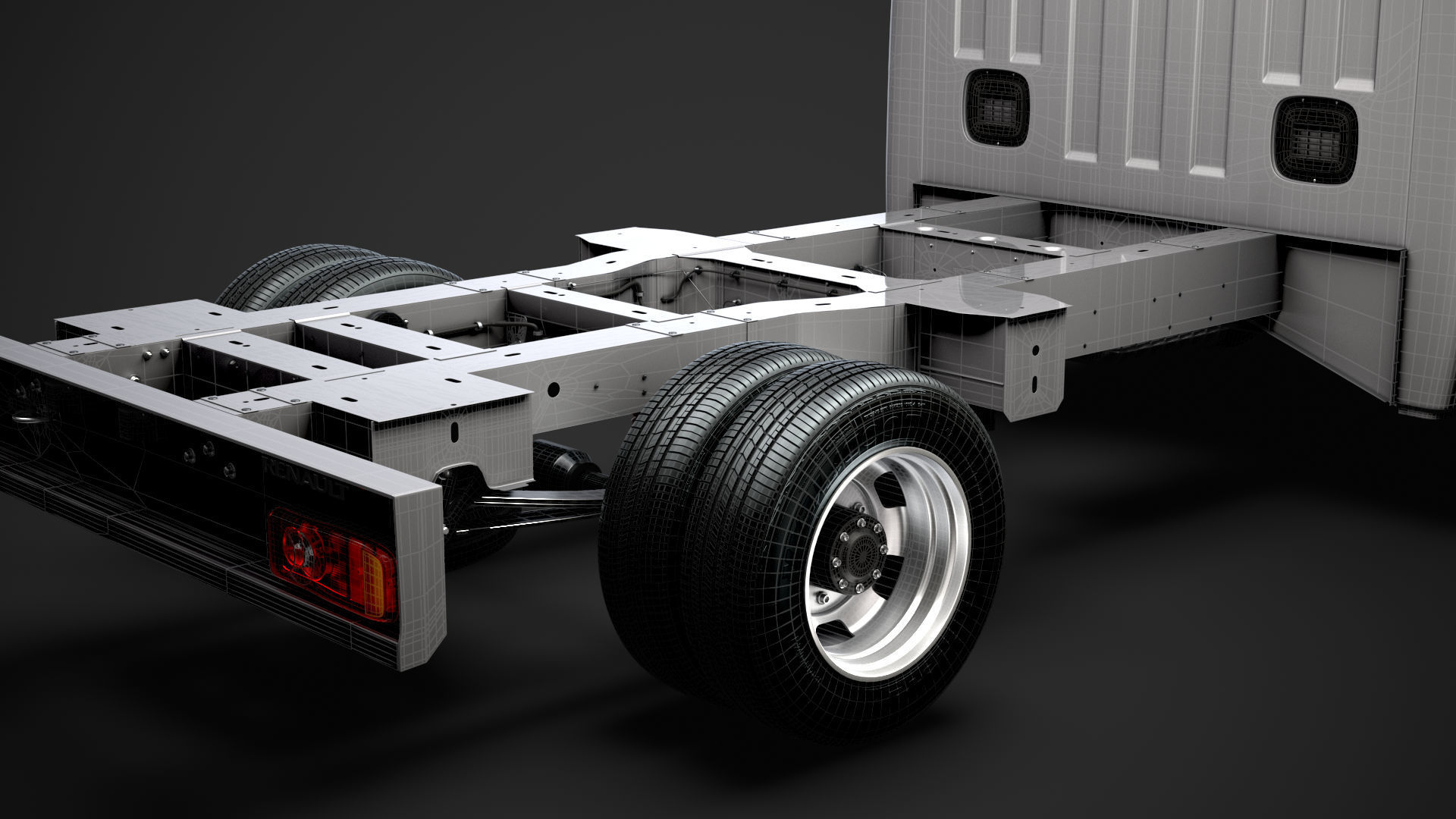 Renault Master SingleCab DW E20 Chassis 2020 3D model_38