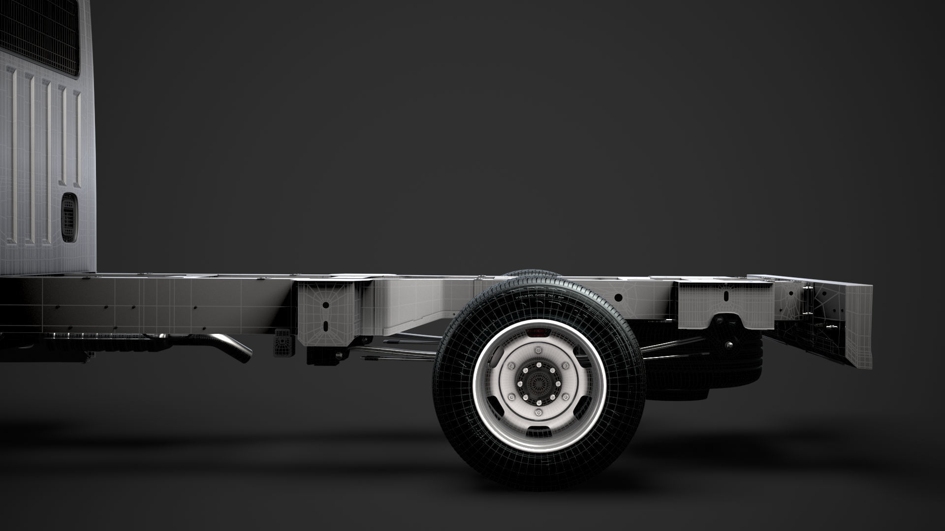 Renault Master SingleCab DW E20 Chassis 2020 3D model_33
