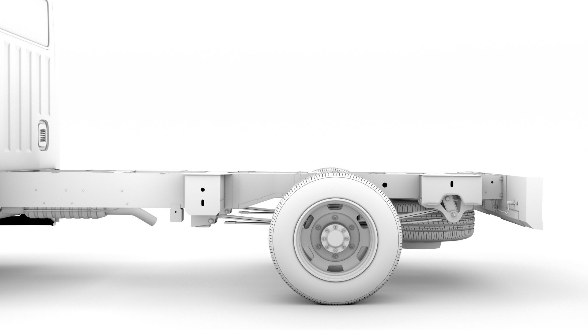 Renault Master SingleCab DW E20 Chassis 2020 3D model_19
