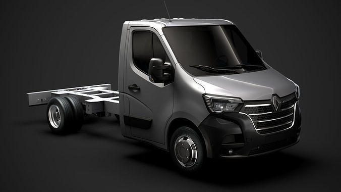 Renault Master SingleCab DW E20 Chassis 2020 3D model