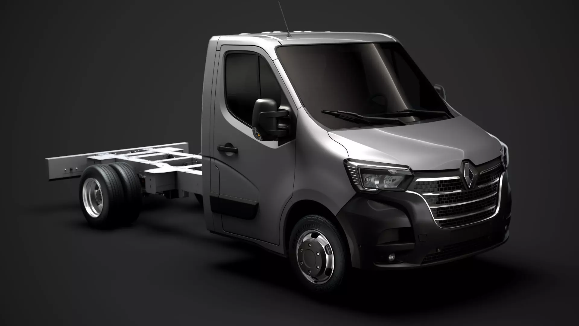 Renault Master SingleCab DW E20 Chassis 2020 3D model_0
