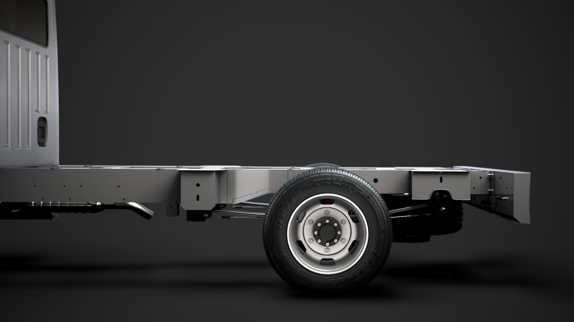 Renault Master SingleCab DW E20 Chassis 2020 3D model_5