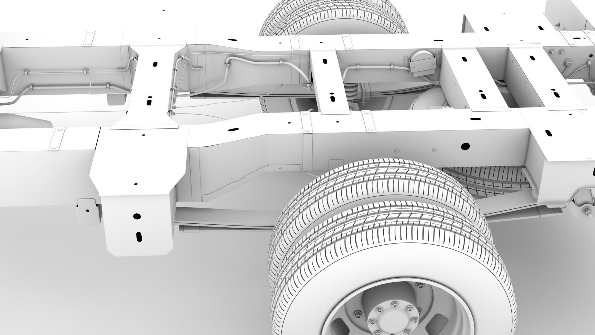 Renault Master SingleCab DW E20 Chassis 2020 3D model_18