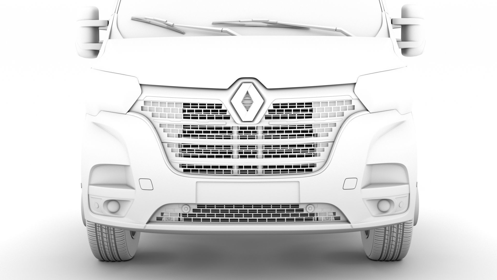 Renault Master SingleCab DW E20 Chassis 2020 3D model_20