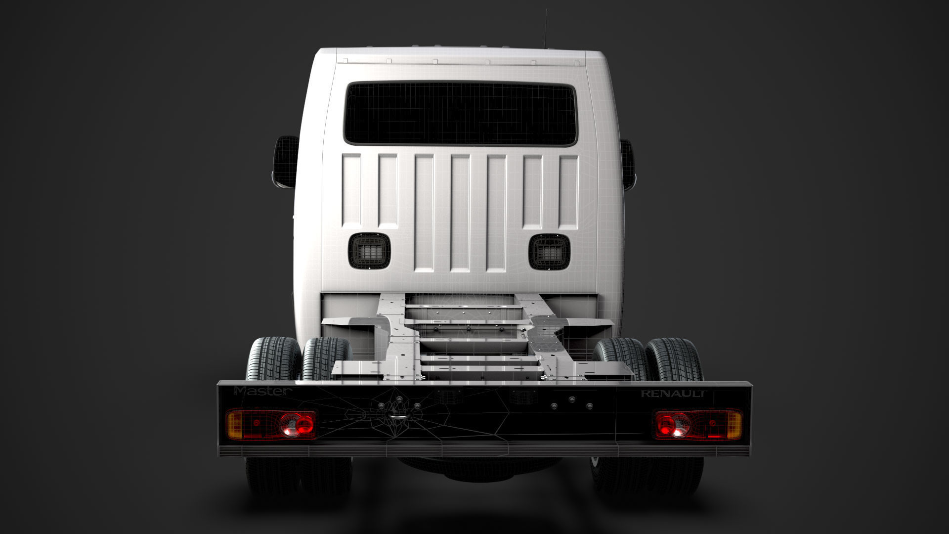 Renault Master SingleCab DW E20 Chassis 2020 3D model_41