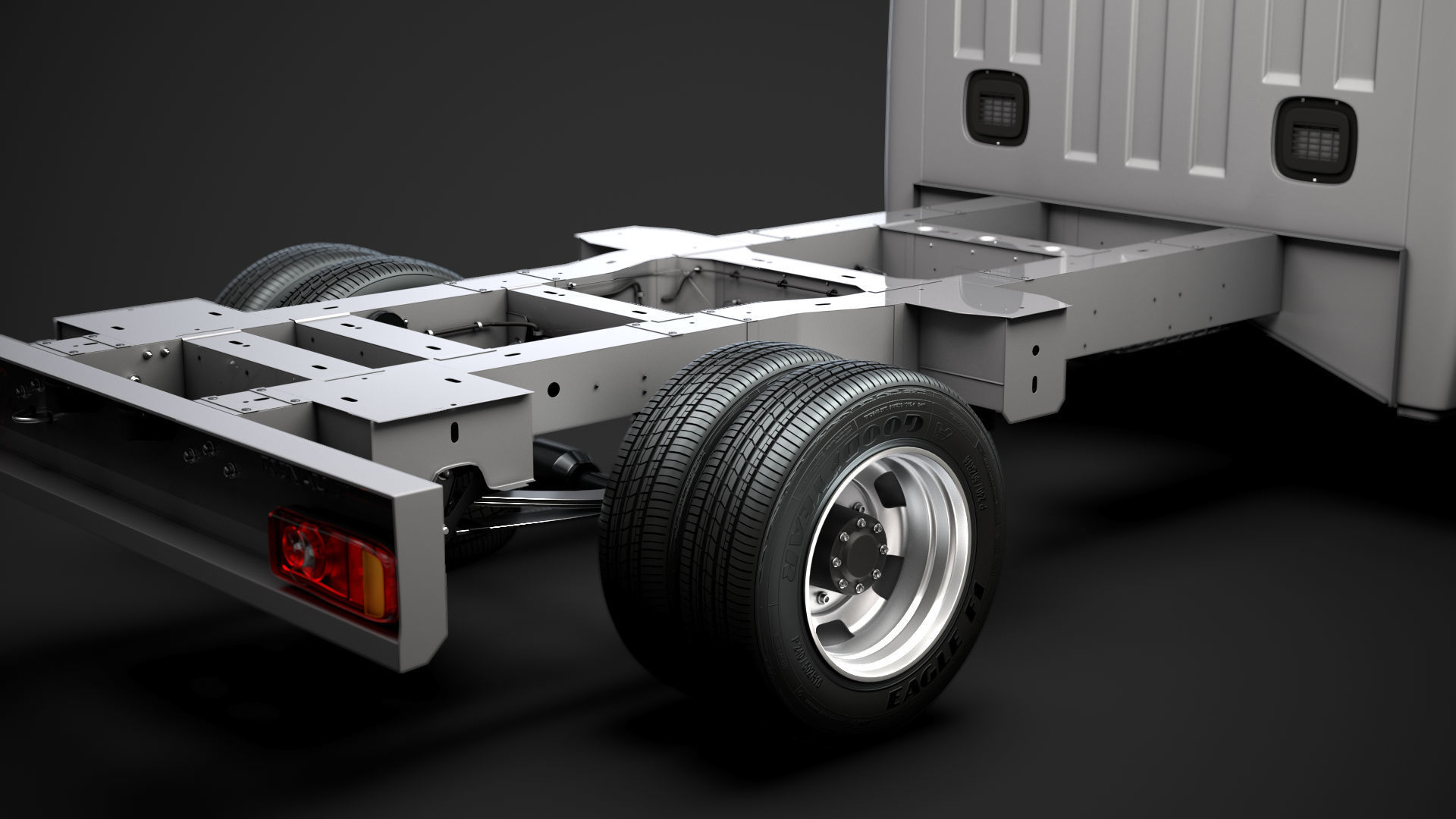 Renault Master SingleCab DW E20 Chassis 2020 3D model_10