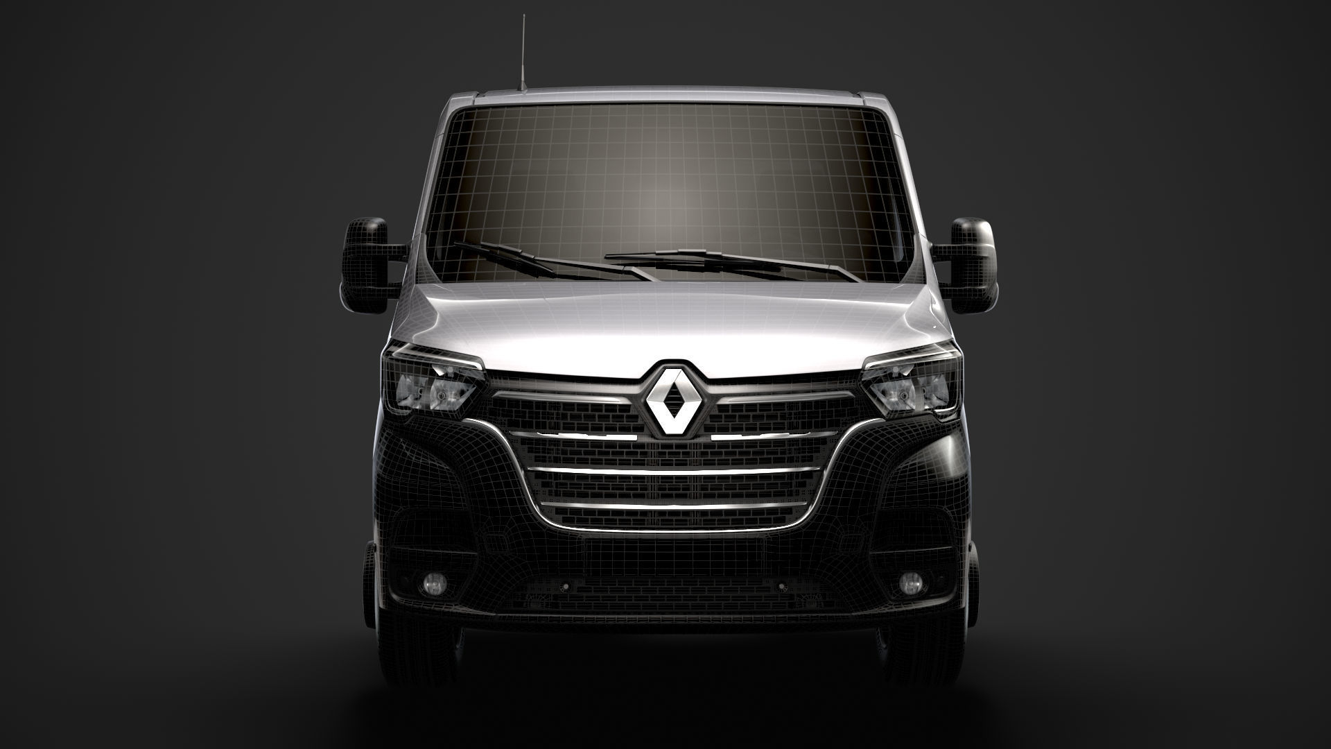 Renault Master SingleCab DW E20 Chassis 2020 3D model_37