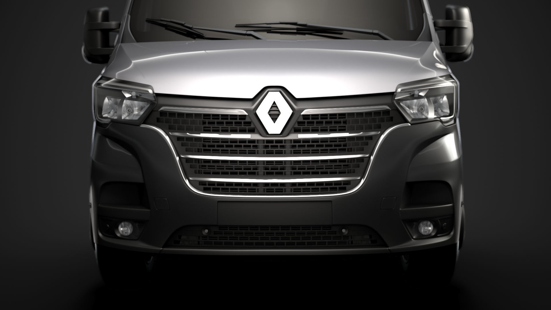 Renault Master SingleCab DW E20 Chassis 2020 3D model_6