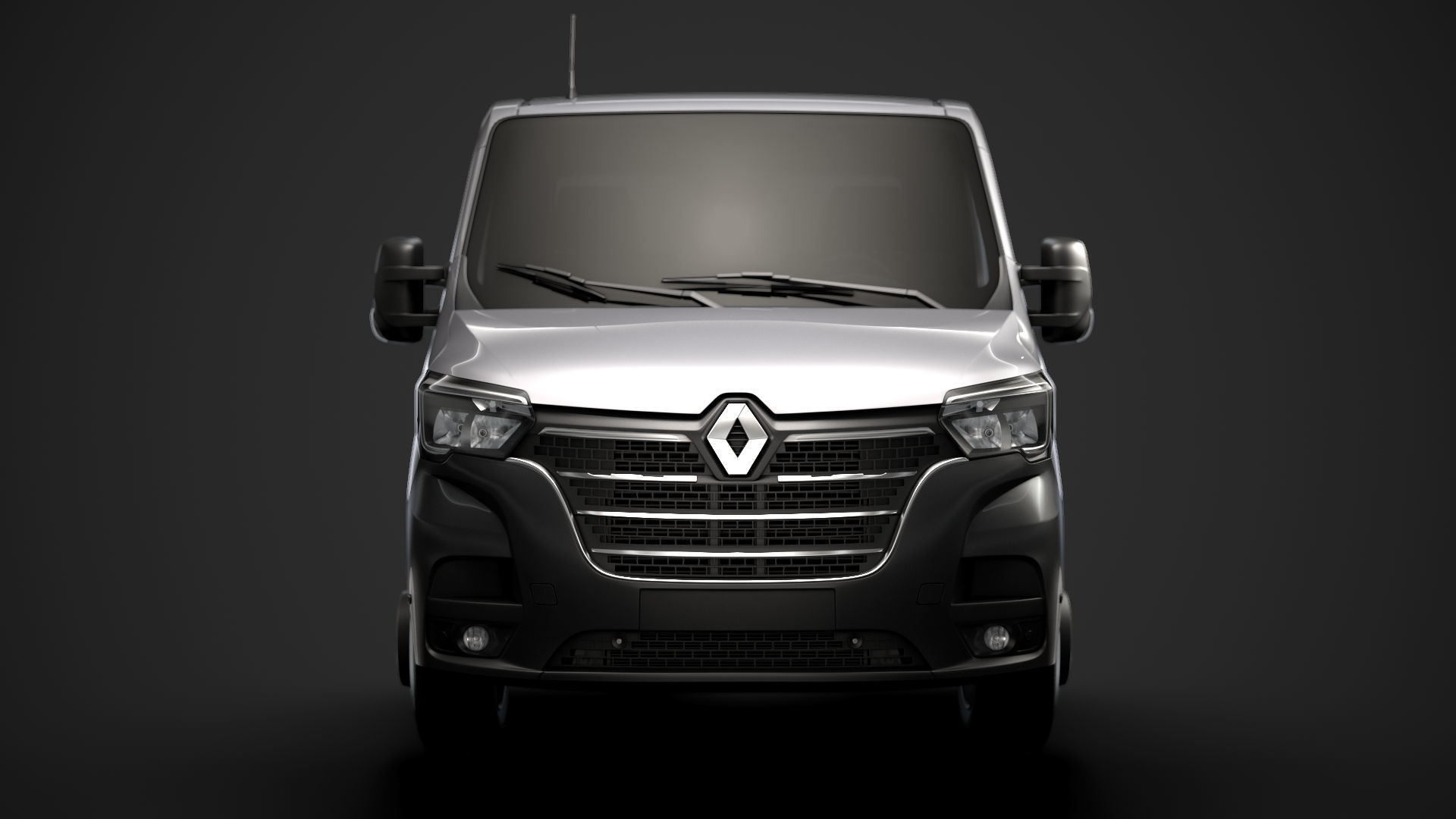 Renault Master SingleCab DW E20 Chassis 2020 3D model_9