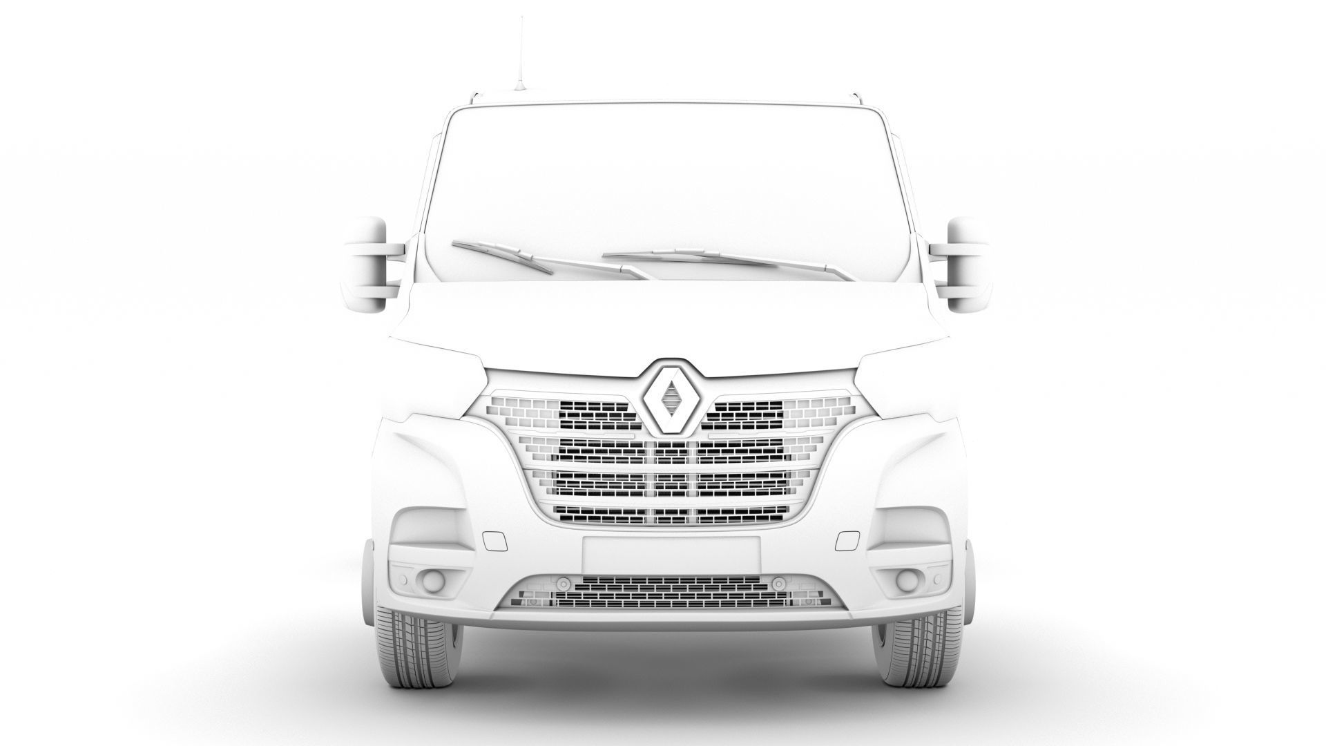 Renault Master SingleCab DW E20 Chassis 2020 3D model_23