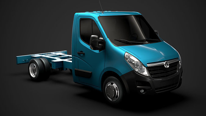 Vauxhall Movano SingleCab DW E20 Chassis 2014 3D model
