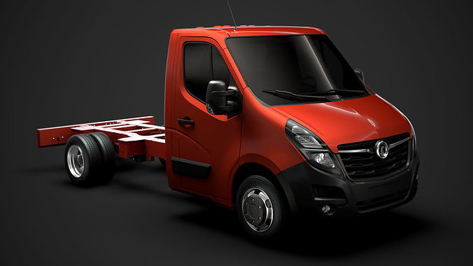 Vauxhall Movano SingleCab DW E20 Chassis 2020 3D model