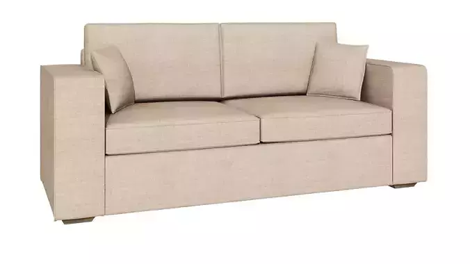 Modern sofa with pillows 233