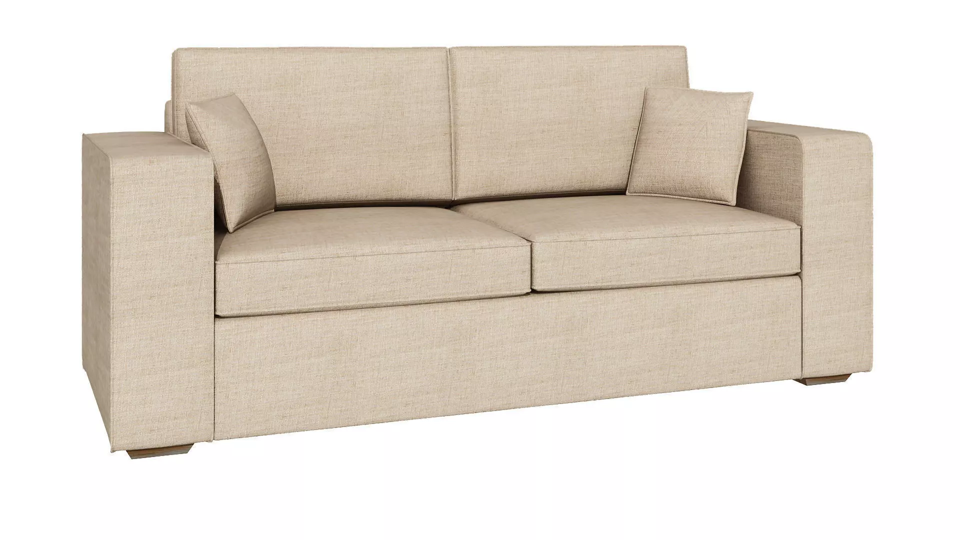 Modern sofa with pillows 233 3D model_0