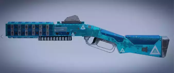 Peacekeeper futuristic gun