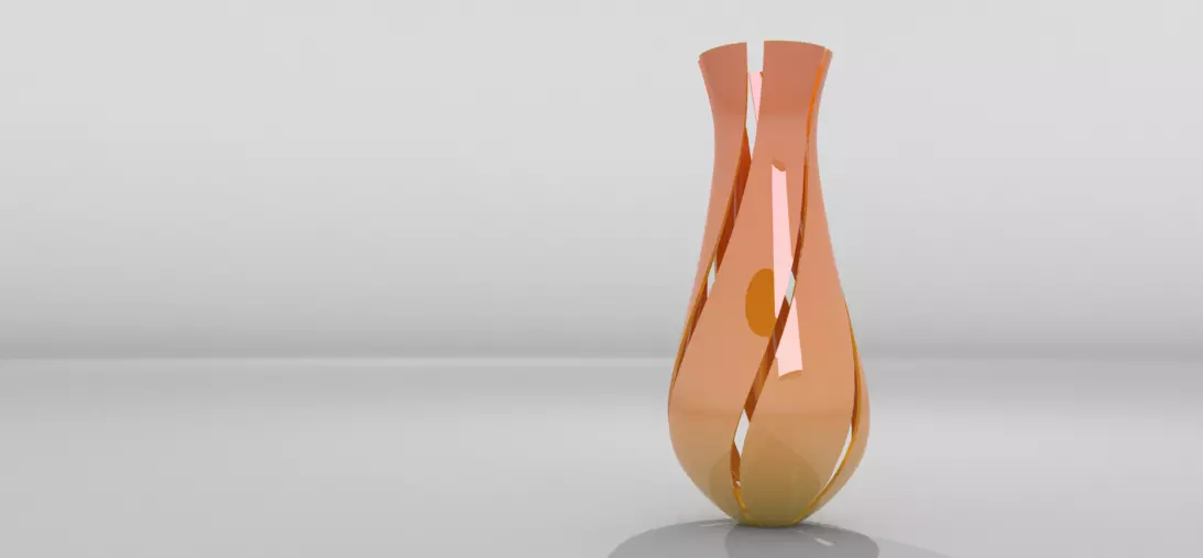 JARRON ESPIRAL Free 3D model