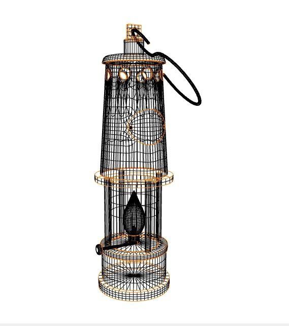 Miners lamp 3D model_1