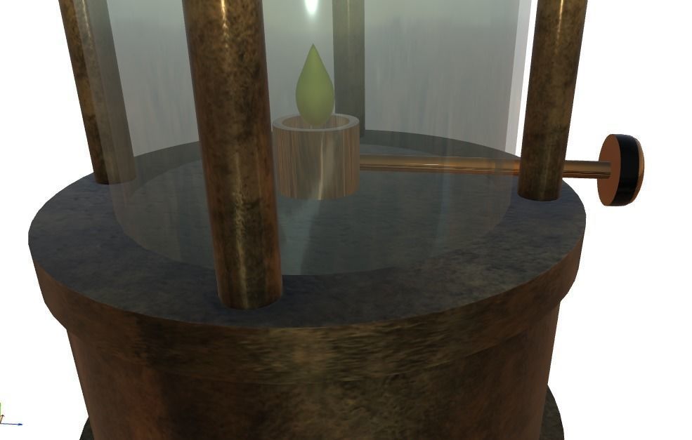 Miners lamp 3D model_3