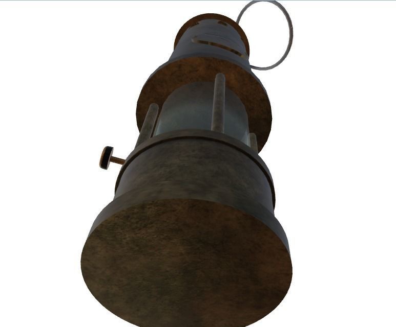 Miners lamp 3D model_6