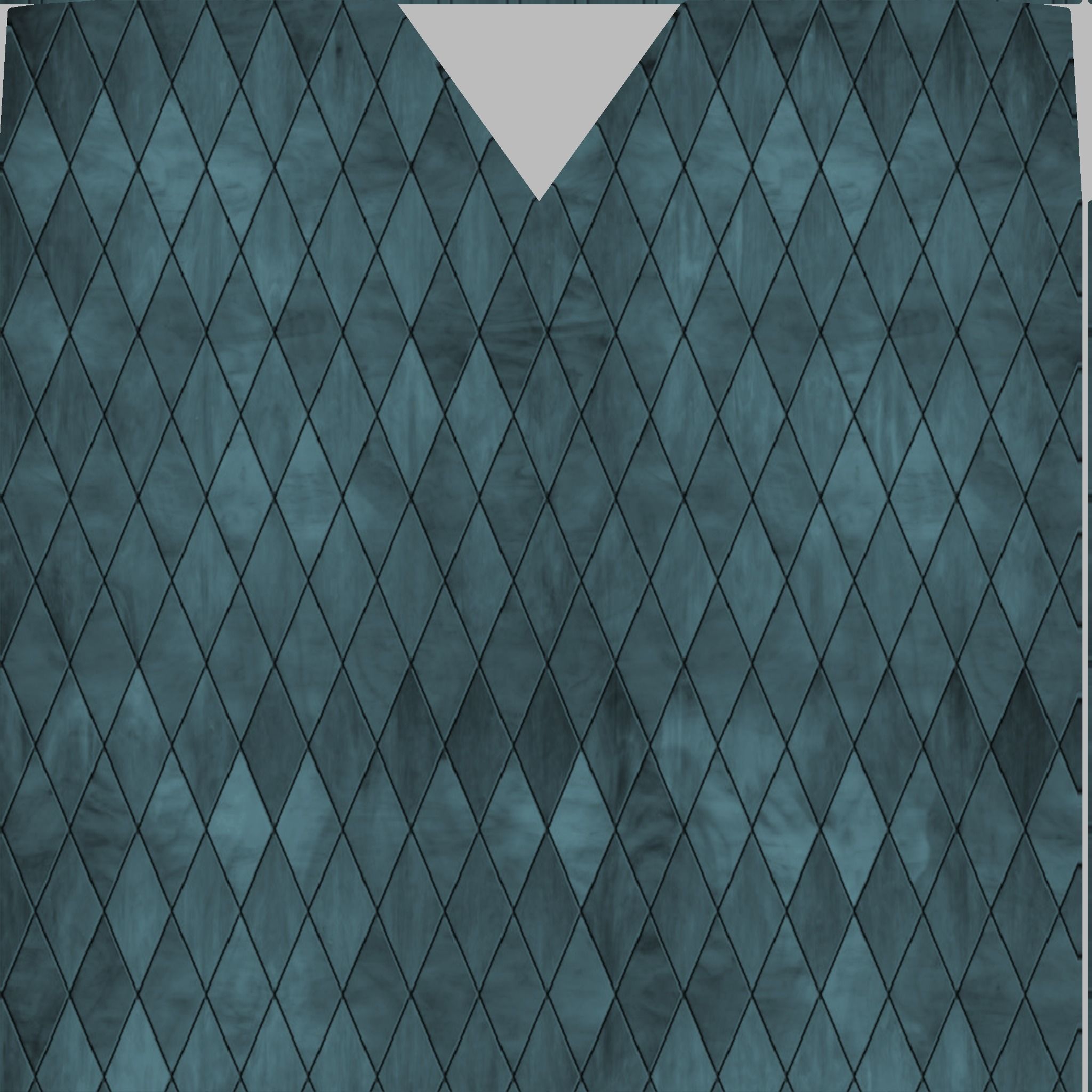 Generic Castle Window Low-poly 3D model_16