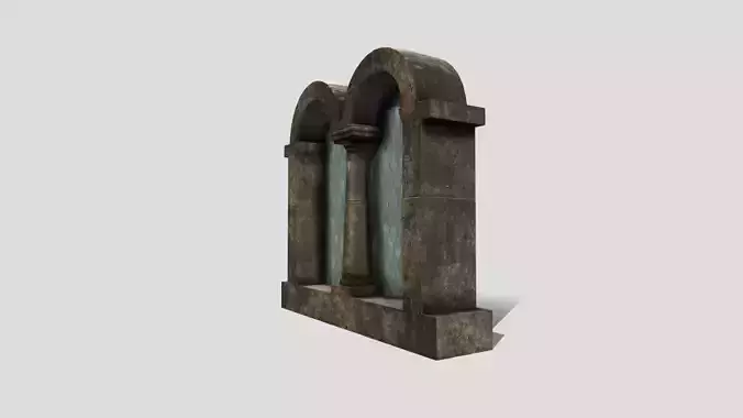 Generic Castle Window Low-poly 3D model