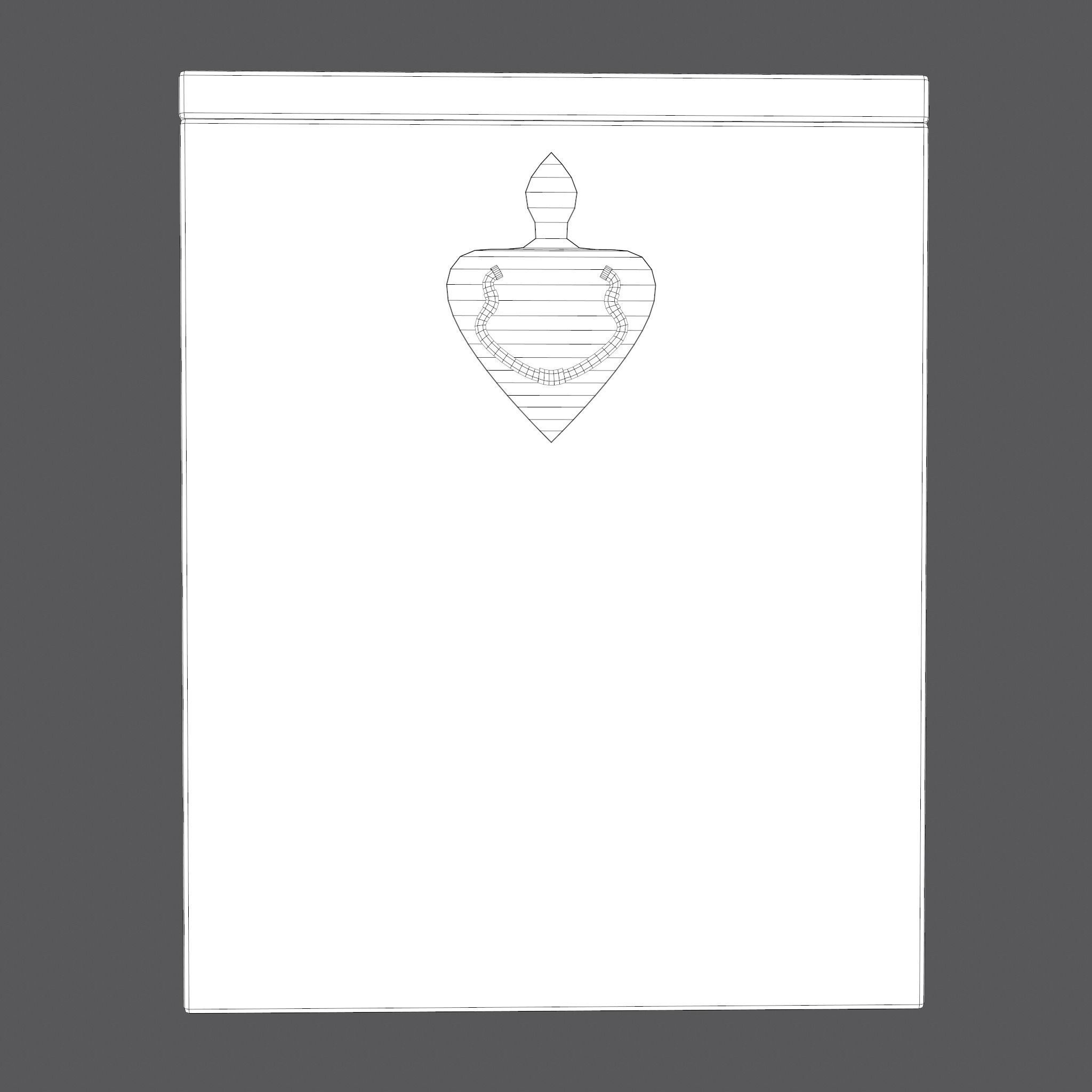 Medieval Chest Low-poly 3D model_24